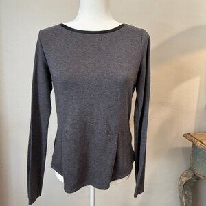 Rebecca Taylor Gray Long Sleeves Top